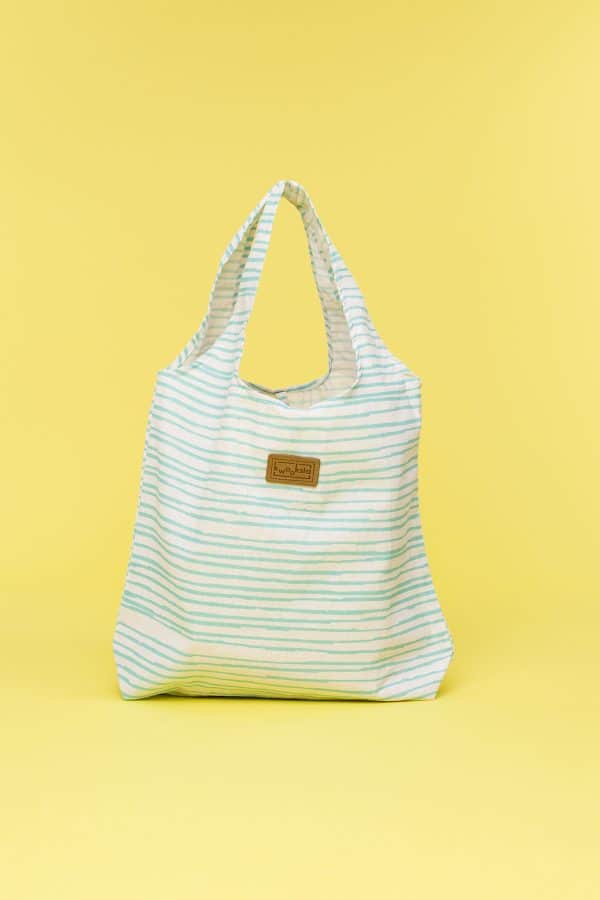 Kwooksta small organic cotton reusable shopper in mint